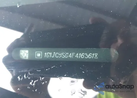 2015 Chevrolet Sonic Lt Auto from USA, damaged, VIN 1G1JC5SG4F4163618